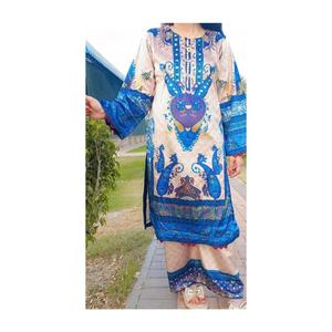 Kurtis de terciopelo bordado para mujer, gasa de lino transpirable, Floral, manga corta, uso diario, ropa de fiesta, hecho a largo, Pakistán - Product Image 6