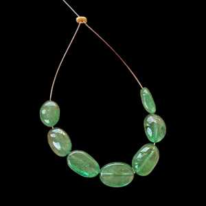 Zambian กำไลข้อมือหินอัญมณีสีเขียวธรรมชาติสำหรับทำเครื่องประดับกำไลข้อมือดีไซน์ส่งออก - Product Image 2