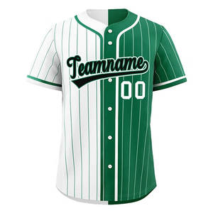 Camiseta de Béisbol Personalizada con Botones, Colores Personalizados de Alta Calidad, Tallas Grandes, Transpirable, de Secado Rápido, Unisex, para Equipos - Product Image 1