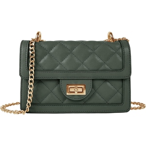 Ladies genuine faux leather satchel crossbody bag minimal design everyday fashion purse - Product Image 5