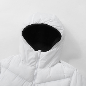 Venta al por mayor chaqueta Puffer logotipo personalizado OEM impreso de alta calidad personalizado chaqueta de invierno para los hombres burbuja Puffer con chaqueta para los hombres - Product Image 5