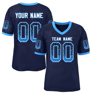 Maillot de football américain rétro personnalisé pour hommes Maillot à manches courtes respirant de haute qualité pour adultes - Product Image 5