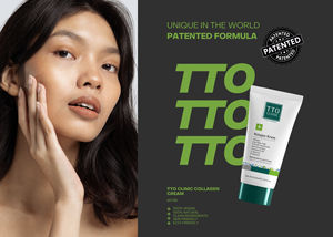 Crème au collagène TTO Clinic 60 ml, crème hydratante pour le visage, acide hyaluronique, vitamine E, panthénol, huile de jojoba - Anti-âge, raffermissante pour tous - Product Image 4