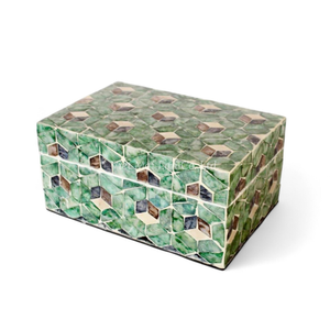 Caja de Almacenamiento Moderna de Lujo Hecha a Mano con Incrustaciones de Nácar, Diseño Flexible, Precio de Fábrica - Product Image 2