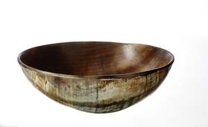 MAIN DE HAUTE QUALITÉ ARTISANAL HAUTE BOL EN CORNE POLI Ustensiles de cuisine pour servir la soupe aux nouilles Bol en corne élégant - Product Image 4