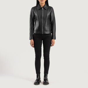 Veste en cuir gaufré, veste de motard en cuir suédé patchwork, design unique, fermeture éclair, veste de moto, vêtements d'extérieur tendance pour hommes - Product Image 3