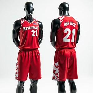 Uniformes de baloncesto RTS transpirables para hombres Jersey y pantalones cortos sublimados personalizados Ropa deportiva de alta calidad de secado rápido - Product Image 2