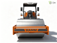 مدحلة اهتزازية أحادية الأسطوانة مستعملة طراز HAMM 311 بوزن 11 طن مع شهادة EPA |   ضاغط التربة بمحرك يورو 5