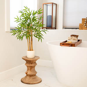 Árbol de bambú artificial para decoración del hogar de 30 pulgadas - Product Image 1