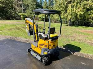 LIVRAISON GRATUITE CFG QK18R MINI-EXCAVATRICE HYDRAULIQUE 15 CV COMMANDES PÉDALIÈRES LAME DE 39 POUCES BAC À DÉGRAVURE DE 16 POUCES APPROUVÉE EPA CE POURCHÈVRE HYDRAULIQUE - Product Image 2