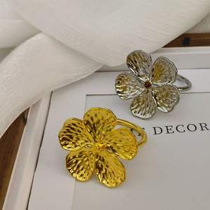 La mejor venta de servilletas para el hogar, servilleteros de ratán, decoración destacada 100% hecha a mano para banquete o mesa de comedor - Product Image 4