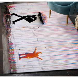 Alfombra Colorida de Lluvia de Banksy: Alfombra de Chenilla Impresa en 3D, Alfombra Delgada No Tejida - Product Image 4