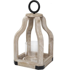 Candelabros de farol de madera para decoración del hogar y centros de mesa de bodas de Navidad ¡Gran valor! - Product Image 6