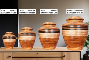 โกศไม้โรสวูดที่ดีที่สุดสำหรับบรรจุอัฐิมนุษย์ กล่องขนาดใหญ่สำหรับผู้ใหญ่ สำหรับพิธีศพ กล่องไม้สำหรับบรรจุอัฐิมนุษย์ - Product Image 3