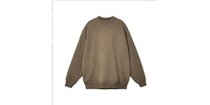 เสื้อสเวตเตอร์คอกลมสำหรับผู้ชายเสื้อสเวตเตอร์แบบสวมหัวเสื้อสเวตเชิ้ตสำหรับฤดูหนาวเสื้อสเวตเตอร์คอกลมผ้าคอตตอน100% โลโก้แบรนด์กำหนดเอง - Product Image 3