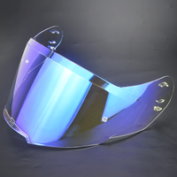 Visera para Casco Shaft 562, para Modelo 562, Visor Cromado para Casco con Amplificador, Visor de Repuesto para Casco