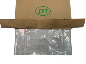 <b>Biodegradable</b> Unprinted Virgin Kraft Brown Paper Laminated Woven Bags Cotton Rope Handle Spout Top Sealing for Mineral <b>Packaging</b> - Product Image 4