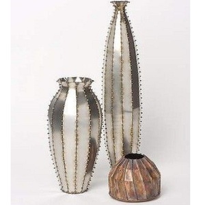 Luxury Metal <b>Vase</b> Home Decor | Designer Brass Decorative Flower <b>Vase</b> for Interior Styling - Product Image 1