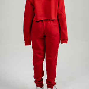 ชุดวอร์ม2ชิ้นผ้าคอตตอนสีแห้งเร็วสำหรับผู้หญิงชุดเสื้อผ้า2ชิ้นทันสมัยจากโรงงานผลิตตามสั่ง - Product Image 5