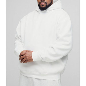 Sudadera con capucha de algodón 100% de la mejor calidad Sudadera con capucha de mezcla de algodón de gran tamaño para hombres a la venta 2025 - Product Image 1