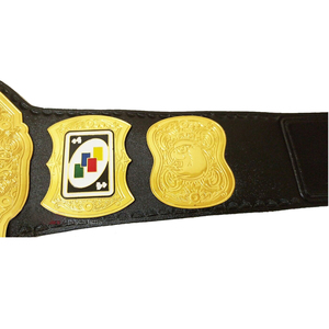 2025 Custom New UNO Championship Title <b>Belt</b> Adult Size Custom <b>Wrestling</b> Boxing <b>Belts</b> Leather Strap Liberta International - Product Image 3