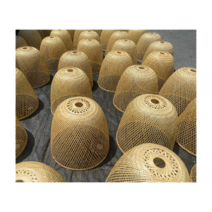 โคมไฟไม้ไผ่รูปทรงต่างๆที่ทนทานผลิตภัณฑ์ตกแต่งบ้านแบบคลาสสิกโคมไฟไม้ไผ่ - Product Image 1