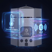 Chicha Électronique Portable Mini 10000mAh avec Bluetooth STORM WEAVER, Autonomie de 3 Heures, Tête de Chicha Électrique