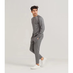 Ensemble de survêtement de jogging uni pour homme de haute qualité avec logo personnalisé, vente en gros, OEM - Product Image 5