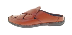 Sandalias de cuero de medio zapato para hombre, calzado con el último diseño, antideslizante, personalizado, peso ligero, árabe, 100% - Product Image 3