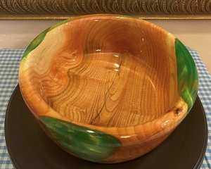 Bols de meilleure qualité Bol de service à salade en résine Nouveau design Bol de service en résine Fait à la main Maison & Jardin Cuisine & Table - Product Image 3