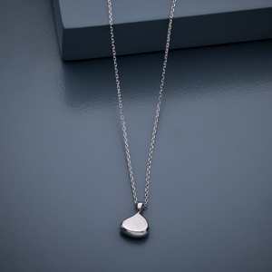 Collier en argent 92,5 plaqué or rhodié 188244, tendance, forme goutte d'eau, zircon, diamant, perle, chaînes en or rose pour fiançailles - Product Image 6
