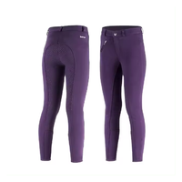 Herren Winter-Reithose mit Sicherheitspassform, Elastischem Bund, Verstärkten Nähten, Schnelltrocknend, Antibakteriell, Atmungsaktiv, Winddicht, UV-Schutz