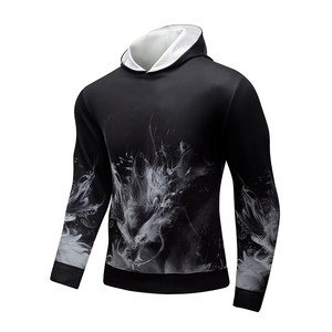 Sweats à capuche à sublimation en polyester et coton mélangé polaire pour l'hiver pull à capuche imprimé personnalisé pour hommes qualité élégante - Product Image 2