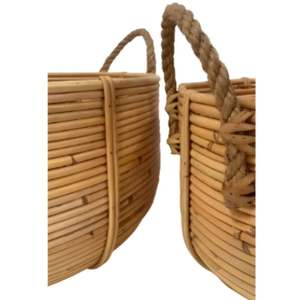 Premium High Quality Natural Handle Water Hyacinth <b>Basket</b> for <b>Bathroom</b> for Dining Hotels Outdoors Schools Villas Hospitals - Product Image 4
