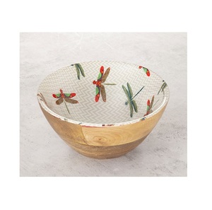 Nouvelle Qualité Meilleur Prix Dîner En Bois De Mangue Bol De Service Vaisselle Bol En Vrac Quantité Pas Cher Prix Bonne Qualité - Product Image 6