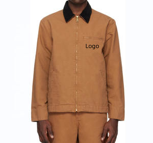 Ropa de trabajo de lona resistente superventas, chaqueta de invierno de seguridad protectora Industrial, soporte multibolsillos, Cachemira duradera - Product Image 1