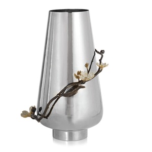 Florero de Hierro de Diseño Clásico y Elegante, Color Plateado, Diseño Martillado, Hecho a Mano, de Excelente Calidad, Florero de Metal Único del Proveedor - Product Image 3