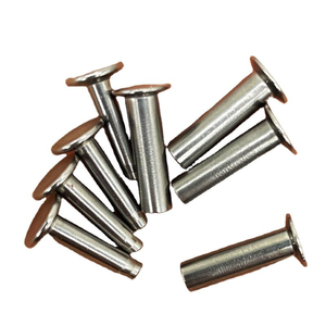 Remache semitubular hueco de cabeza plana personalizado de acero inoxidable 304 para herramientas manuales - Product Image 1