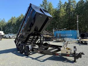 Remolque Volquete Agrícola para Tractor de Jardín, Remolque de Descarga 7X14, Certificado CE, Personalizado, Precio Económico - Product Image 4