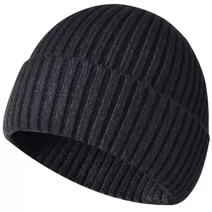 High Quality 100% Wool Stylish <b>Winter</b> Warm Breathable Waterproof Beanie <b>Caps</b> for Unisex in Custom Colors and Sizes - Product Image 6
