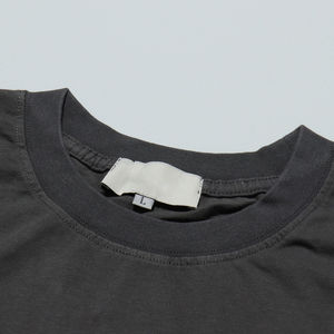 Gran oferta, camiseta desgastada con logotipo personalizado de talla grande para hombre, tela de Jersey de alta calidad, ropa de calle clásica, Polo corto con patrón sólido - Product Image 3