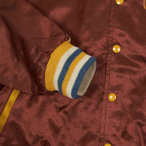 Veste en satin pour homme de qualité supérieure, vestes en satin polyester personnalisées à vendre 2026 - Product Image 6