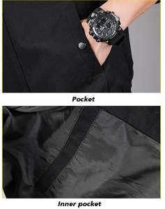 Blouson Bomber Homme Coupe-Vent Personnalisé Printemps 100% Coton Manteau pour Homme - Product Image 4