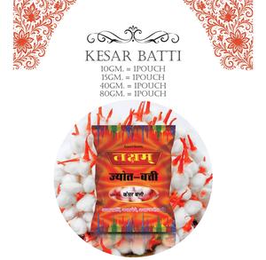 Mèche en coton Kesar Batti parfumée de haute qualité pour lampes et lanternes traditionnelles Flamme écologique de longue durée d'Inde - Product Image 4