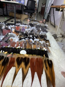 Vente en gros de perruques cheveux humains 100 cheveux vierges vietnamiens naturels fermeture en dentelle douce perruques avec devant en dentelle cheveux alignés sur les cuticules - Product Image 5
