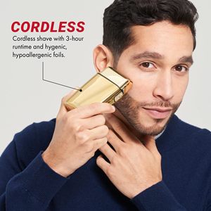 Afeitadora Eléctrica Profesional con Doble Lámina, Uso en Seco/Húmedo, Lavable, Repuesto para Afeitar Cara y Cuerpo - Product Image 2