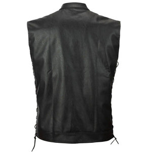 Chaleco Clásico de Cuero Casual de Invierno con Diseño de Botones en la Parte Delantera, Transpirable y Ecológico, Chaleco Resistente para Hombre - Product Image 2