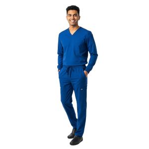 ชุดสครับสำหรับบุรุษ ProClinic แบบปรับแต่งได้ แข็งแรง ทนทาน เสื้อคอวีและกางเกง ชุดยูนิฟอร์มทางการแพทย์สำหรับโรงพยาบาล สวมใส่สบาย คุณภาพดี - Product Image 5