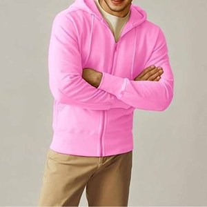 Sudadera con Capucha para Hombre de Algodón Grueso de Alta Calidad, Estilo Francés, con Cierre Personalizado, Lavado Ácido Desgastado y Decolorado por el Sol, Cargada por Dress Sports - Product Image 2