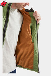 Chaqueta de burbujas para hombre, impermeable, de alta calidad, verde, técnica, para actividades al aire libre - Product Image 3